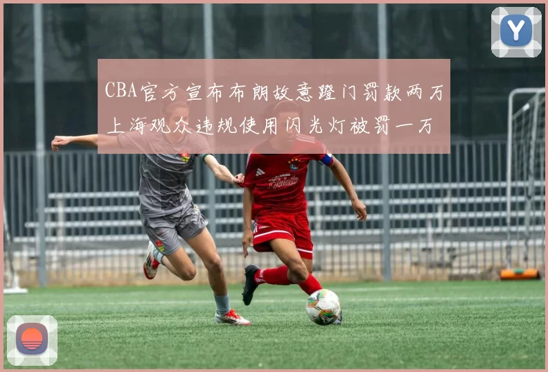 CBA官方宣布布朗故意蹬门罚款两万上海观众违规使用闪光灯被罚一万